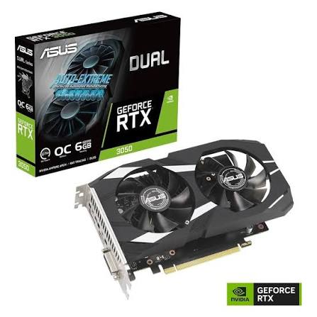Placa de Vídeo ASUS RTX 3050 6GB