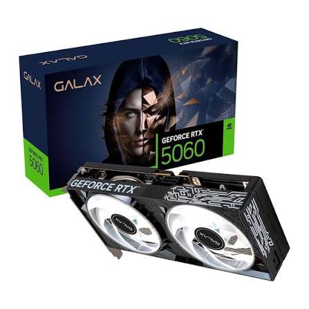 Placa de Vídeo GALAX GeForce RTX 5060 Ti 1-Click 8GB GDDR7 2X