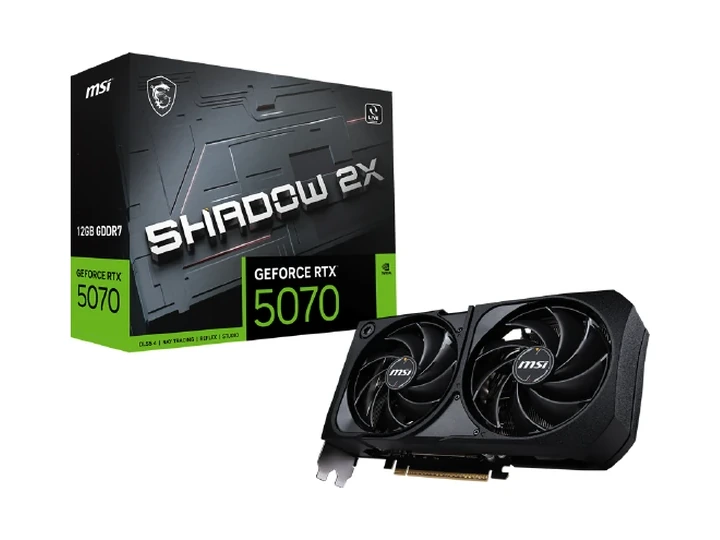Placa de Vídeo MSI GeForce RTX 5070 12GB Shadow 2X