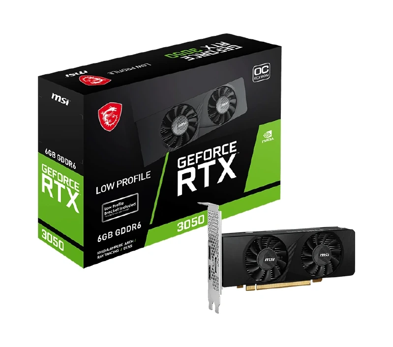 Placa de Vídeo MSI RTX 3050 LP 912-V812-223